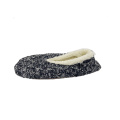 Thermal Knit Sherpa Designer House Ballerina Slippers